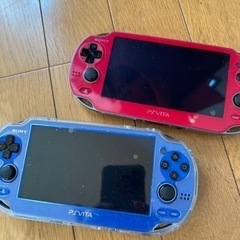 PS VITA2台セット（ソフト ソウルサクリファイス付き）※電源コードなし