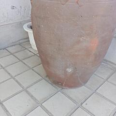 素焼きの焼き物の画像