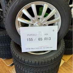【終了】VRX スタッドレス　ホイールセット155/65R13 ...