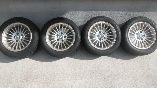 BMW　ホイール　スタッドレスタイヤ付　205 55R 16　4本セット