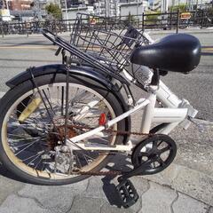 中古】東淀川駅の折りたたみ自転車を格安/激安/無料であげます