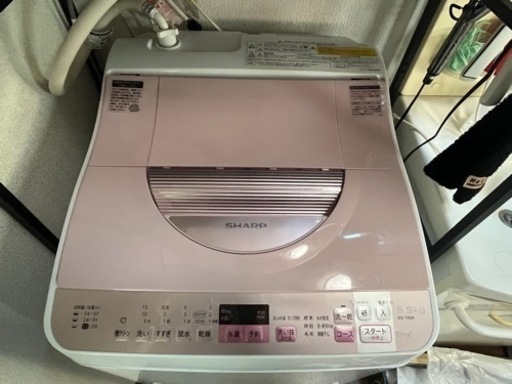 受渡決定】SHARP 電気洗濯乾燥機 ES-TX5A-P