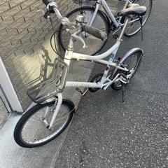 11月8日までの投稿】ルイガノ MV 1 ミニベロ ホワイト 中古【引っ越し