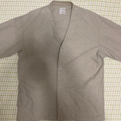 無印良品 両面起毛フランネルカーデガンMサイズの画像