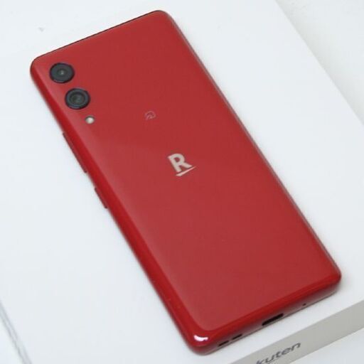 ② 中古美品 Rakuten Hand 5G P780 クリムゾンレッド eSIM専用 SIMフリー ネットワーク利用制限〇 付属品完