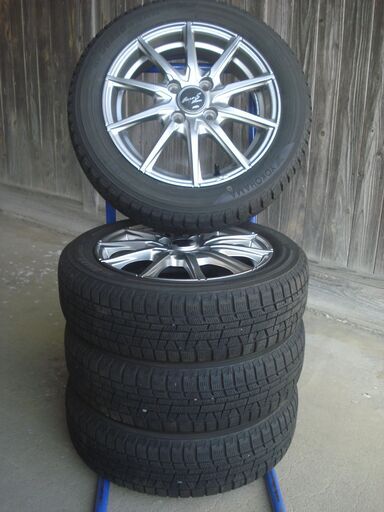 ヨコハマ軽自動車用スタッドレス155/65R14中古アルミセット