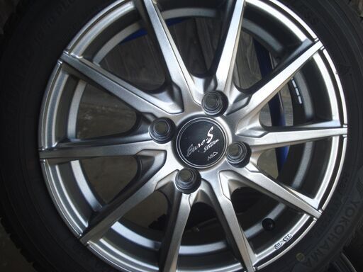 ヨコハマ軽自動車用スタッドレス155/65R14中古アルミセット