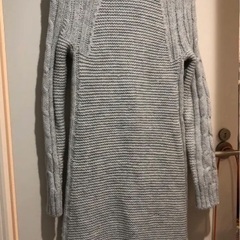 ニットワンピース　 ロングニット タートルニット ワンピ　バナナリパブリックの画像