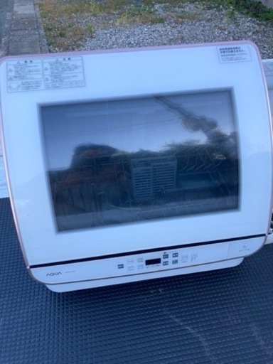 値下げ交渉受け付けます　格安　AQUA アクア　ADW-GM2　送風乾燥機能付き　食器洗い機　2019年製　美品　作動品