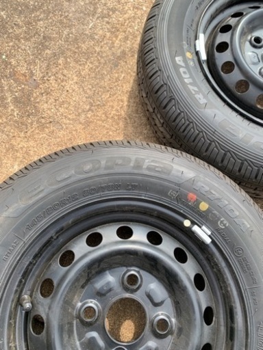 秋田発　ダイハツ　アトレー　ハイゼット　純正ホイール&タイヤ　145/80r12