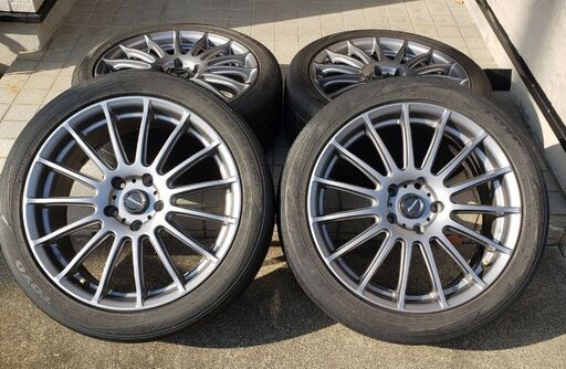 夏タイヤ付きホイール4本セット 18インチ