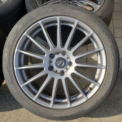 夏タイヤ付きホイール4本セット 18インチの画像