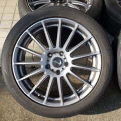 夏タイヤ付きホイール4本セット 18インチの画像
