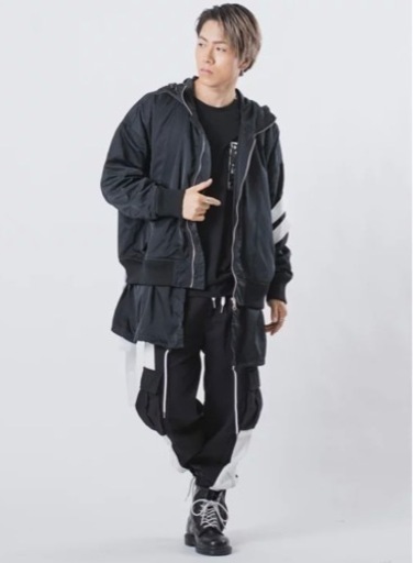 【美品】ストリート系　ジャケット　黒