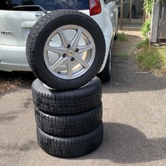 スタッドレスタイヤ(アルミホイール付き) 175/65R14 イボ有り