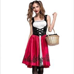 大人 レディース 女装 大きいサイズ あり 赤ずきんコスプレの画像