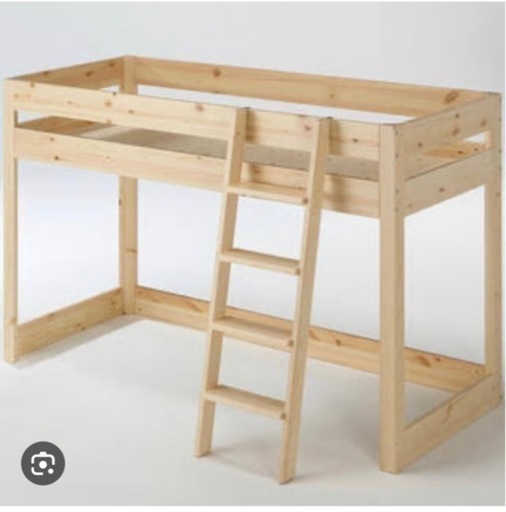 無印良品　ミドルベッド　（解体済み） 美品】無印良品 ミドルベッド