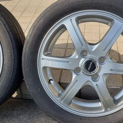 軽.コンパクト用ブリヂストン製15インチホイール4本セットの画像