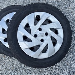 値下げ！スタッドレスタイヤ185/60R15 鉄ホイールセット　8分山以上の画像