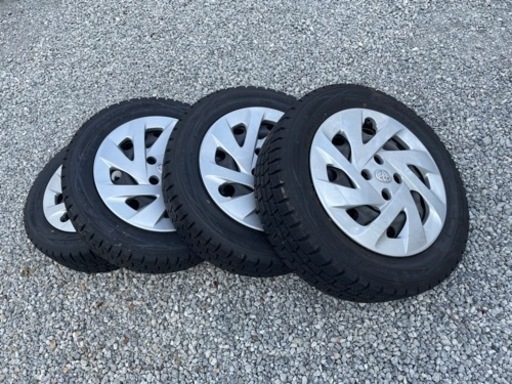 値下げ！スタッドレスタイヤ185/60R15 鉄ホイールセット　8分山以上