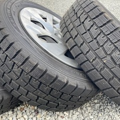 値下げ！スタッドレスタイヤ185/60R15 鉄ホイールセット　8分山以上の画像