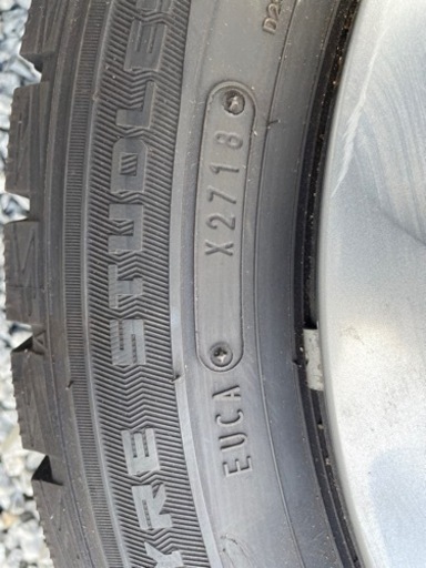 値下げ！スタッドレスタイヤ185/60R15 鉄ホイールセット　8分山以上