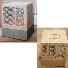 美品 組子調 超音波加湿器 テクノス EL-C36L 4畳~8畳 (株)千住 和風 和室 乾燥防止 加湿器 札幌市 清田区 平岡の画像