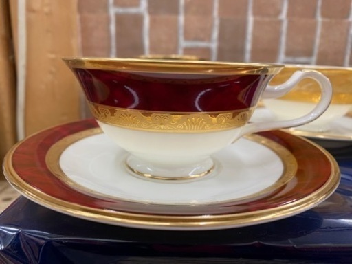 【愛品館江戸川店】Noritake カップ&ソーサー5点セットID：102-026620-007