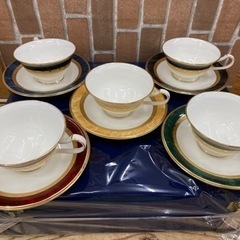 【愛品館江戸川店】Noritake カップ&ソーサー5点セットID：102-026620-007