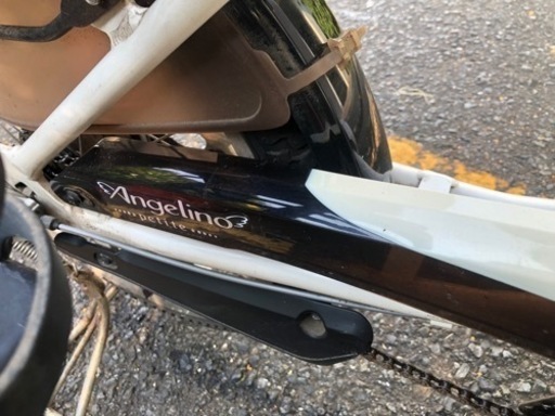 ブリヂストン　アンジェリーノ　プティット　電動アシスト自転車　電動自転車バッテリーほぼ新品　3人乗り
