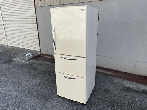 ★動作〇 清掃済 保証有★ 冷凍庫 日立 R-S27CMV 265L 3ドア 2012年製 幅540x奥行625x高さ1495mm