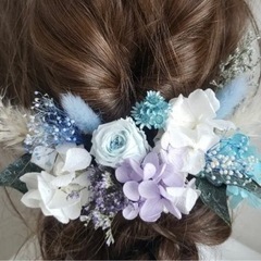 ヘッドドレス 髪飾り ドライフラワー