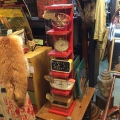 レトロCDラック※時計は付きません【F00213】