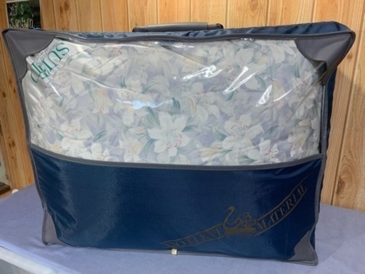 【新品】高級羽毛布団　ホワイトグースダウン　シングル