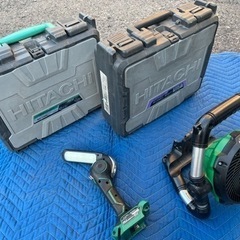 日立 電動インパクト 2セット  ワークランプ 扇風機 付き 
