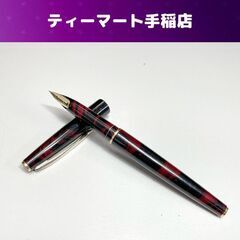 PILOT 万年筆 18K-750 パイロット ブラック×レッド...