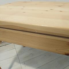 無印良品　パイン材デスクの画像