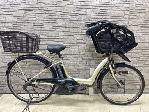 オータムSALE 東京23区配達無料　新基準　ヤマハ　パスキス　6.6Ah リチウム 電動自転車 中古 123