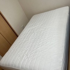無印良品　脚付マットレス　セミダブル