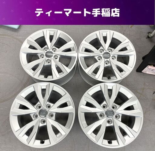 美品 アウディ A3 アルミホイール４本セット 5Vスポーク アキューメンデザイン 6.5J-16 PCD112 8Y0071496 8Z8 Audi 札幌市