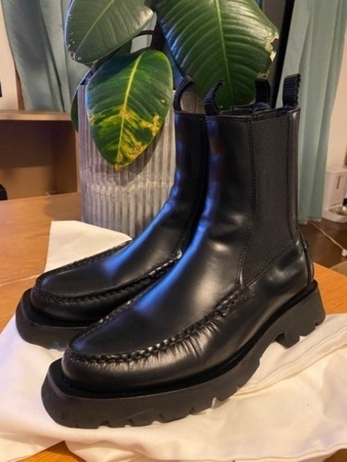 Hereu ペブル アングルブーツ ブラック23.5(37)