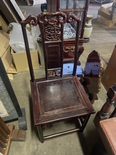 中国家具　唐木椅子　一脚　花梨 家具　紫檀　中国美術