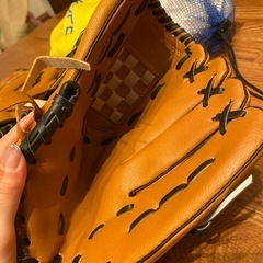 決まりました！新品　野球ボール　グローブセット販売の画像