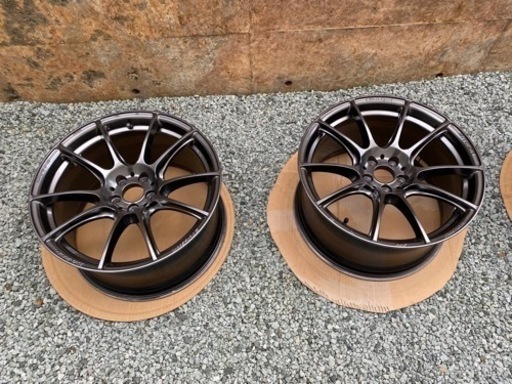 アルミホイール４本　18インチ　9.5J  PCD100 86/BRZに