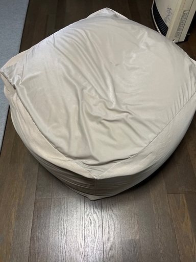無印良品ビーズバッグ　本体\u0026ベージュカバー