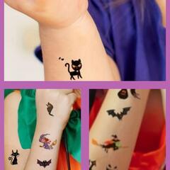 ②🎃ハロウィン🎃タトゥーシールカットフレークセットの画像