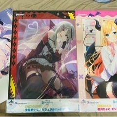 ホロライブ　一番くじ　ビジュアルボード　沙花叉クロヱ　癒月ちょこ