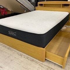 愛品館 江戸川店】NITORI（ニトリ） ダブルベッド ID:153-018804-105
