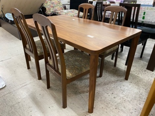 【愛品館 江戸川店 ダイニングセット】 karimoku \u0026 maruni ダイニング テーブル5点セット ID:152-008648-007