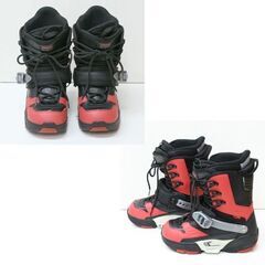 26.0cm スノーボードブーツ バインディング 2点セット kissmark EASY CLICK FT 取付ネジ 上蓋付き キスマーク ステップイン 札幌市 清田区 平岡の画像